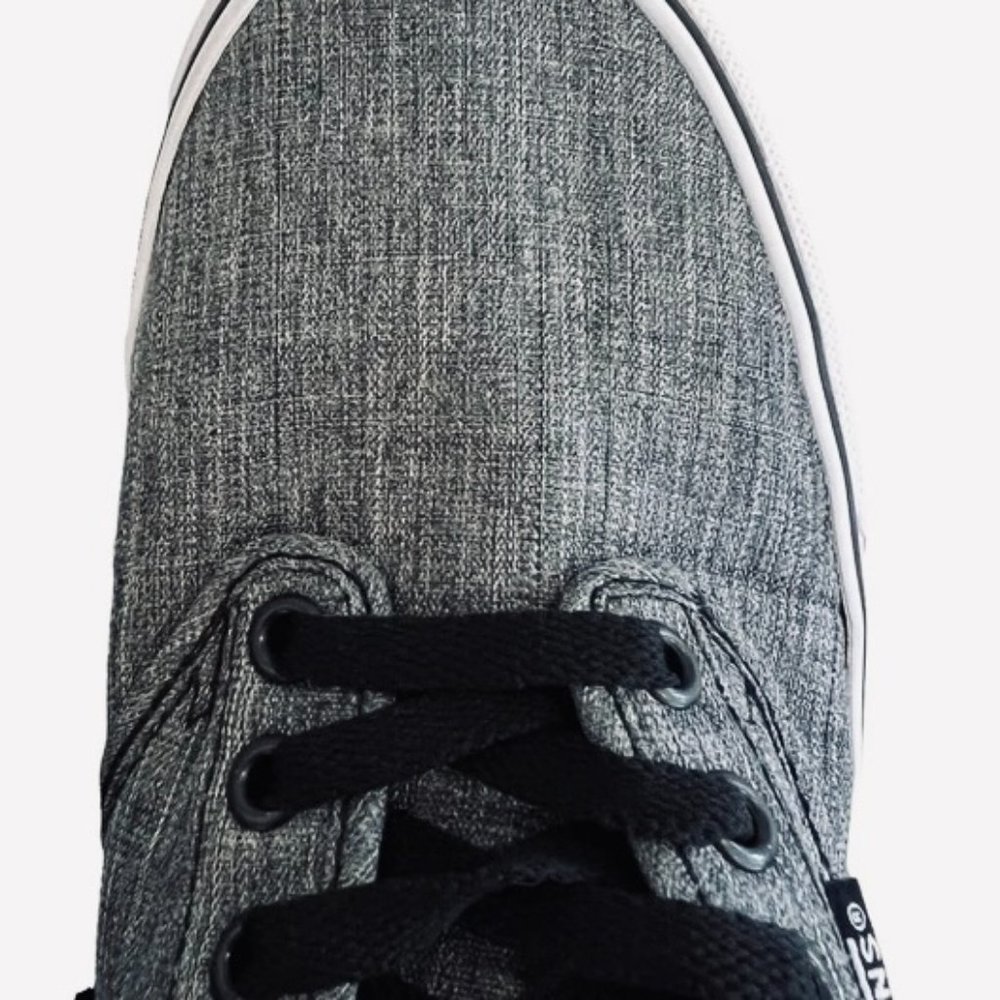 VANS "Off the Wall" YOUTH Lace-Up Skate Shoe Low Top Sneaker EUC Size Youth 7 - Picture 9 of 10